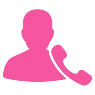 Telefon desteği simgesinden ticaret Set