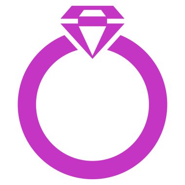 Elmas yüzük simge ticaret kümesinden