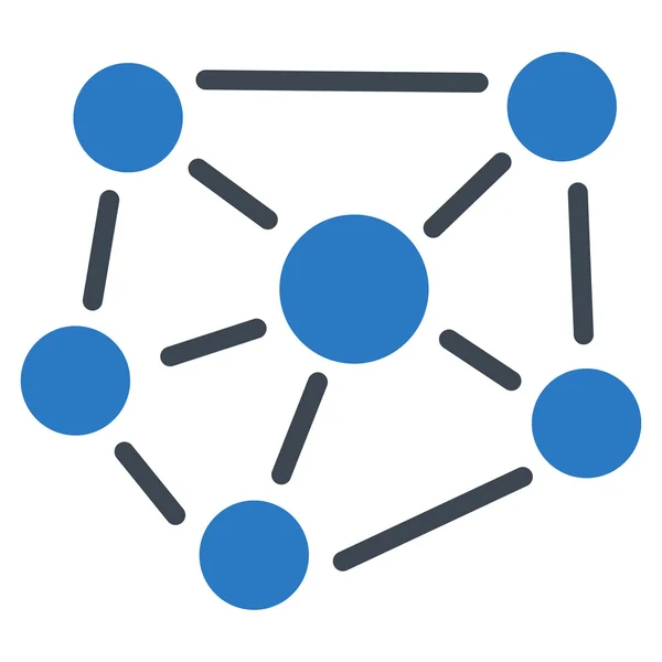 Icono del gráfico social — Archivo Imágenes Vectoriales