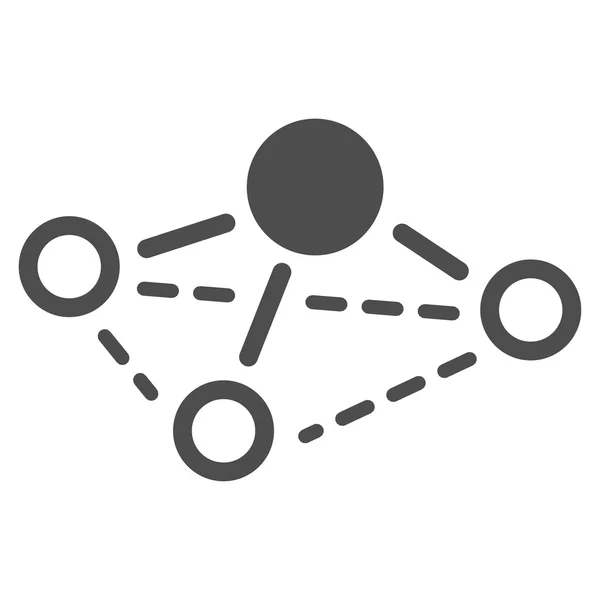 Molecuul-pictogram — Stockvector