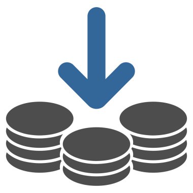 Ticaret kümesinden gelir simgesi