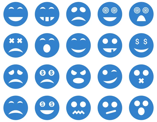 Smile and emotion icons — Stock Photo, Image