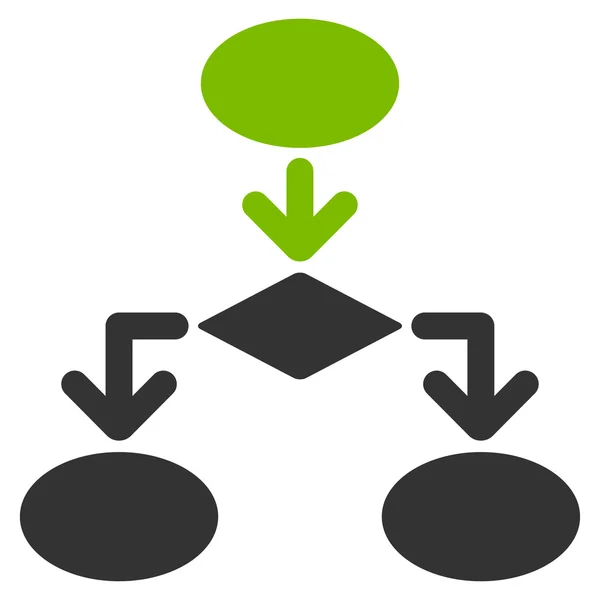 Icono de diagrama de flujo de Commerce Set — Foto de Stock