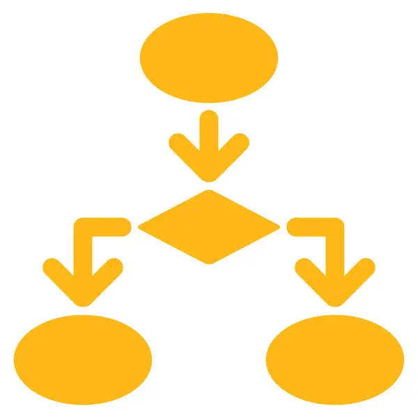 Блок-схема ікона з торгівлі Set — стокове фото