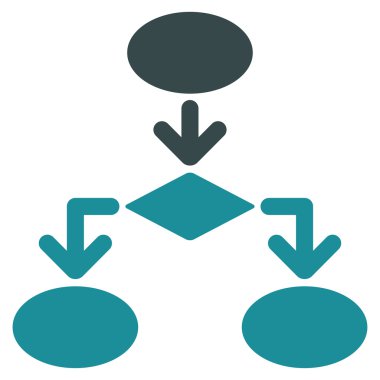 Akış çizelgesi simge ticaret kümesinden