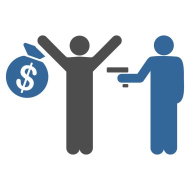 Soygun simgesi iş Bicolor kümesi'nden