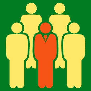 Personel iş Bicolor ayarla simgesini