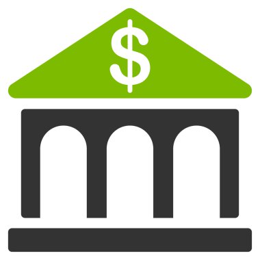 Banka iş Bicolor ayarla simgesini