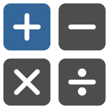 Hesap makinesi simge iş Bicolor kümesi'nden