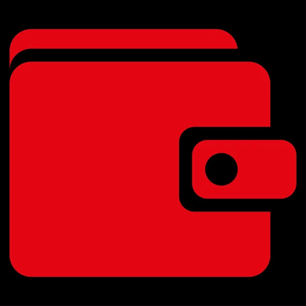 Peněženka ikona z podnikání Bicolor Set — Stockový vektor