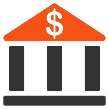 Banka iş Bicolor ayarla simgesini