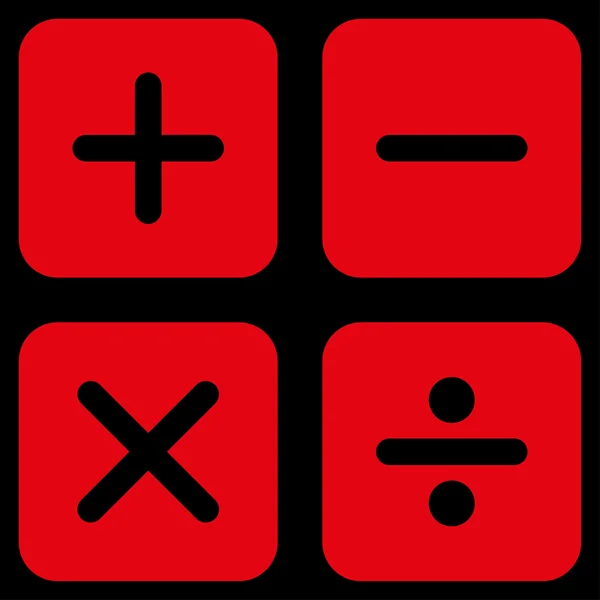 Icono de calculadora de Business Bicolor Set — Archivo Imágenes Vectoriales