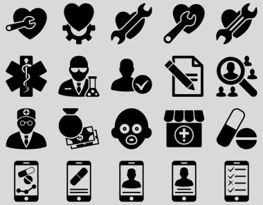 Tıbbi bicolor simgeler