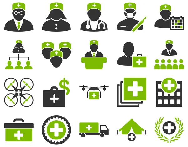 Conjunto de iconos médicos — Vector de stock