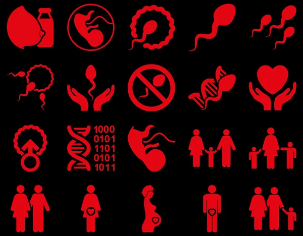 Medizinisches Symbolset — Stockvektor