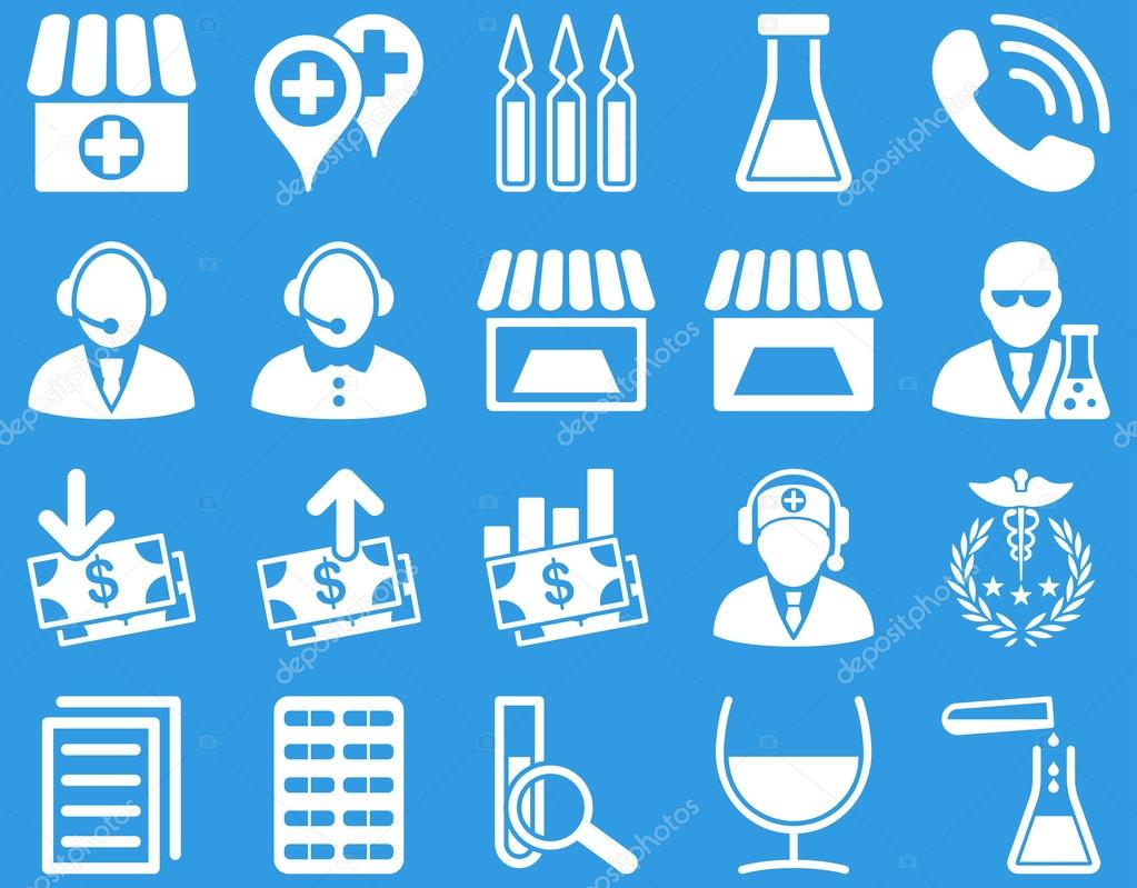 Medical bicolor icons