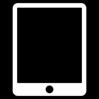 Temel düz simge kümesi'nden Tablet simgesi