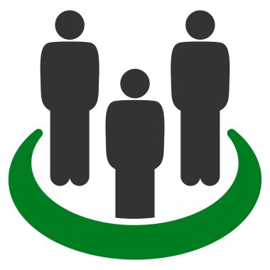 İş Bicolor kümesi'nden sosyal grup simgesi