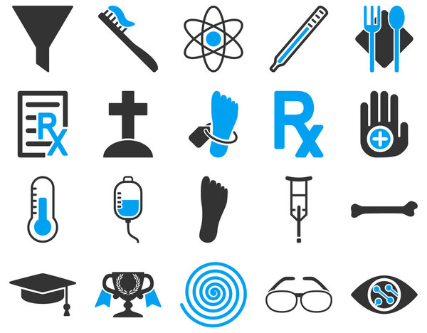 Медицинские двухцветные иконы
