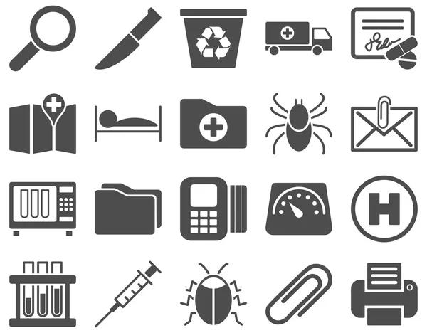 Medical bicolor icons — Stock Vector