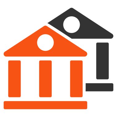 Bankalar simgesi iş Bicolor kümesi'nden