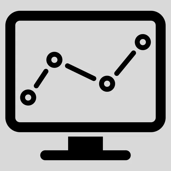 Monitoring icon from Business Bicolor Set — Stock Vector