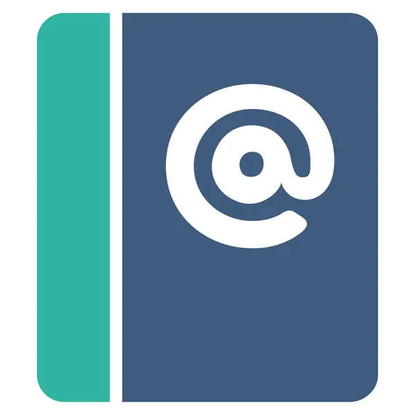 Icono de correos electrónicos de Business Bicolor Set — Vector de stock