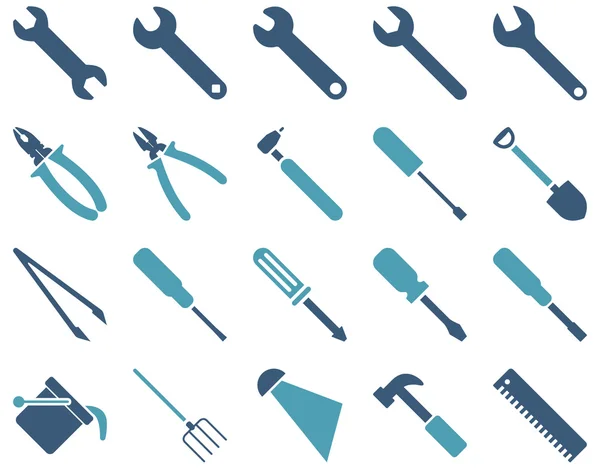 Equipment and Tools Icons — Stock Vector