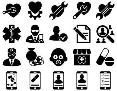 Tıbbi bicolor simgeler