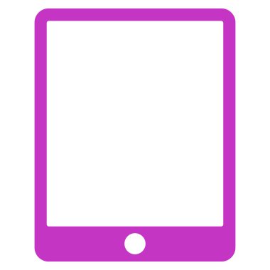 Temel düz simge kümesi'nden Tablet simgesi