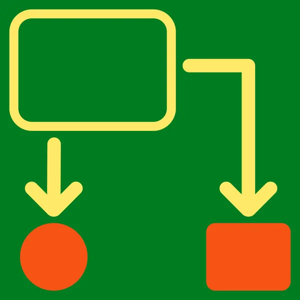 Icono del esquema — Vector de stock