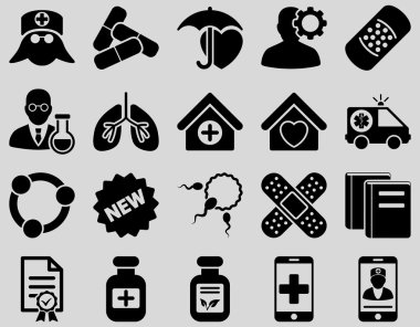 Tıbbi bicolor simgeler