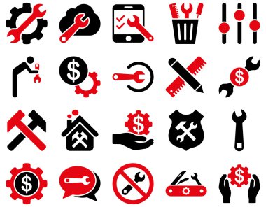 Ayarları ve araçları simgeler