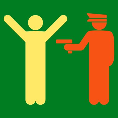 Polis simgesi iş Bicolor kümesi'nden