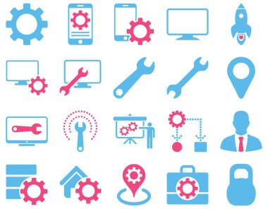 Ayarları ve araçları simgeler