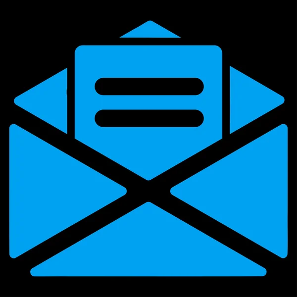 Abrir icono de correo —  Fotos de Stock