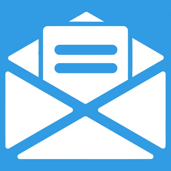Abrir icono de correo — Foto de Stock