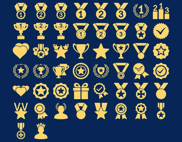 Competition and Awards Icons — Stock Photo, Image