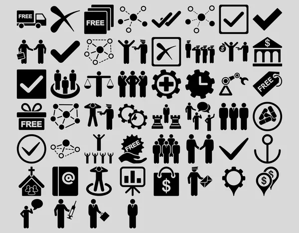 Bedrijf pictogram set — Stockfoto