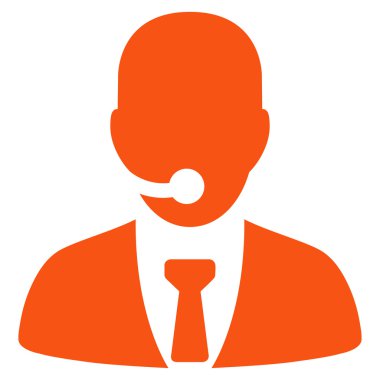 Çağrı merkezi operatörü simgesi iş Bicolor kümesi'nden