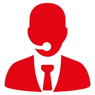 Çağrı merkezi operatörü simgesi iş Bicolor kümesi'nden