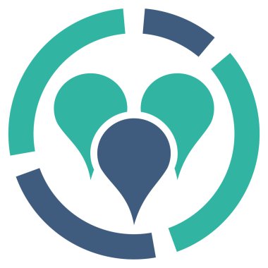 Geo diyagram simgesi iş Bicolor kümesi'nden