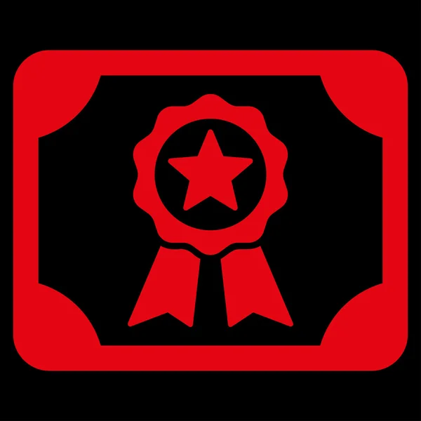 Zertifikat-Symbol aus dem Business-Bicolor-Set — Stockvektor