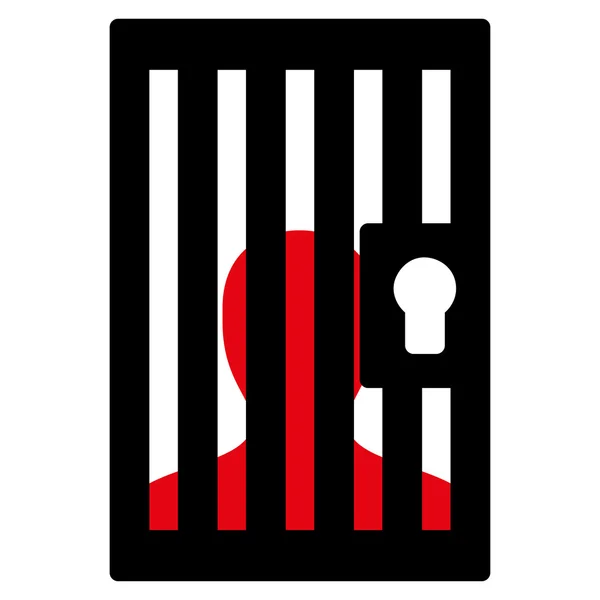 Icono de prisión de Business Bicolor Set — Archivo Imágenes Vectoriales
