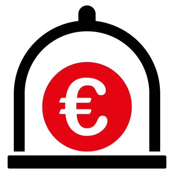 Standardní ikona euro z podnikání Bicolor Set — Stockový vektor