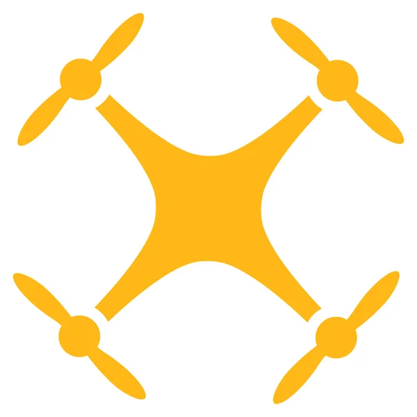 Quadcopter ikona z podnikání Bicolor Set — Stockový vektor