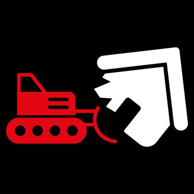 Demolition icon from Business Bicolor Set clipart