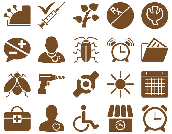 Medical bicolor icons