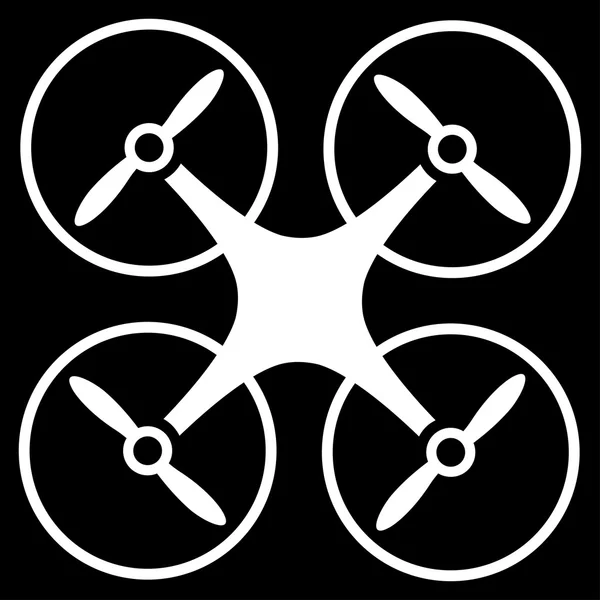 Copter pictogram van Business Bicolor instellen — Stockvector