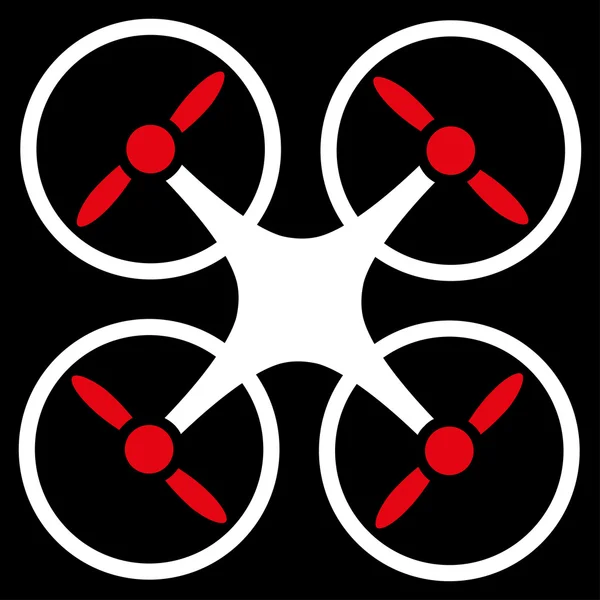 Nanokopter-Symbol aus Business-Bicolor-Set — Stockvektor